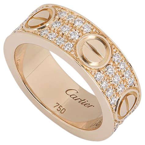 rose gold cartier love|cartier love ring 5.5 mm.